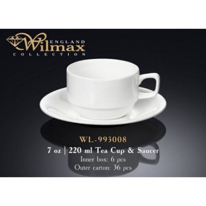 Чашка с блюдцем Wilmax 220мл WL-993008